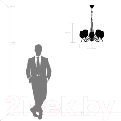 Люстра Lightstar Bolla 734057