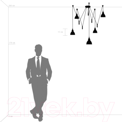 Люстра Lightstar Acrobata 761056