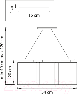 Люстра Lightstar Nubi Legno 802135