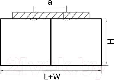Комплект точечных светильников Lightstar Monocco 52329