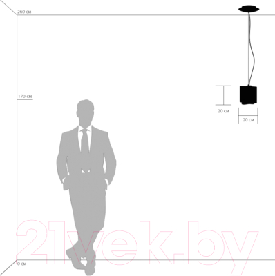 Потолочный светильник Lightstar Nubi Legno 802115