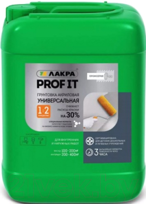 Грунтовка Лакра Prof IT акриловая универсальная - фото