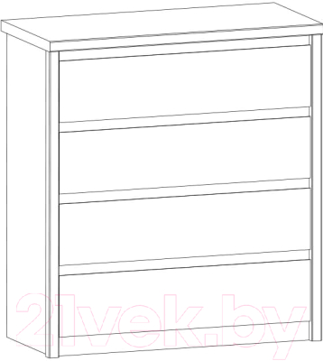 Комод Anrex Jazz 4S