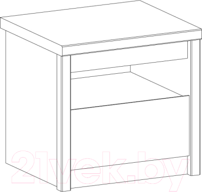 Прикроватная тумба Anrex Jazz 1S