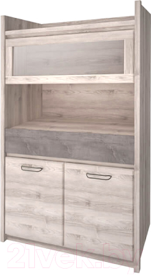 Шкаф с витриной Anrex Jazz 1V2D1S - фото