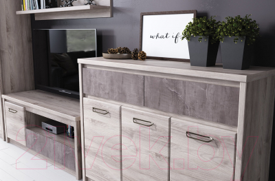 Шкаф с витриной Anrex Jazz 1V2D1S