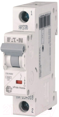 Выключатель автоматический Eaton HL-C10/1 1P 10A C 4.5кA 1M / 194729 - фото