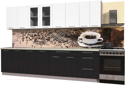 Готовая кухня Интерлиния Мила Пластик 3.0 Б - фото