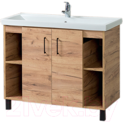 Тумба под умывальник Акваль Лофт / В2.2.01.1.0.0 - фото