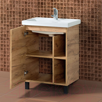 Тумба под умывальник Акваль Лофт / В2.2.01.6.0.1