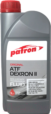 Трансмиссионное масло Patron Original ATF Dexron II - фото
