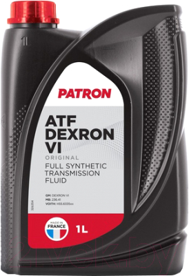 Трансмиссионное масло Patron Original ATF Dexron VI - фото