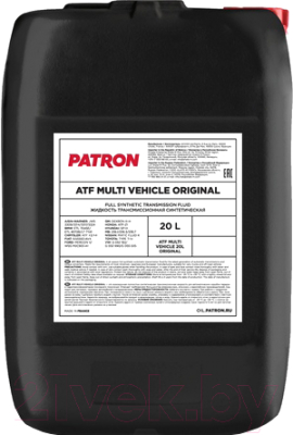 Трансмиссионное масло Patron Original Multi Vehicle ATF - фото