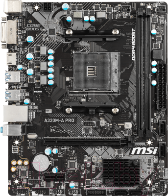 Материнская плата MSI A320M-A PRO - фото