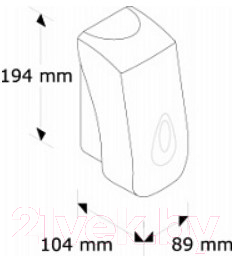 Дозатор Merida Top DN2TS / DTS102