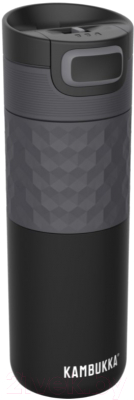 Термокружка Kambukka Etna Grip Black Steel / 11-01010