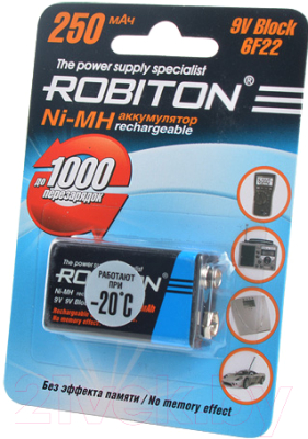 Аккумулятор Robiton 250MH9-1 BL1 - фото