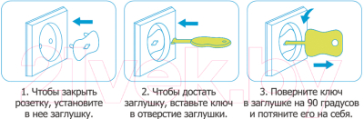 Набор заглушек для розеток ROXY-KIDS RSG-002G