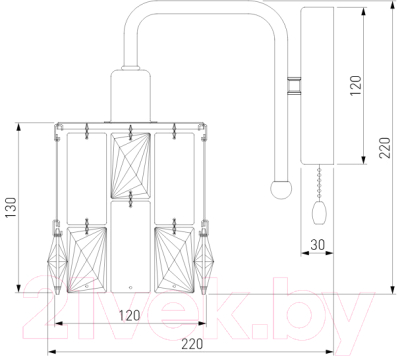 Бра Евросвет Scoppio 10101/1 Strotskis