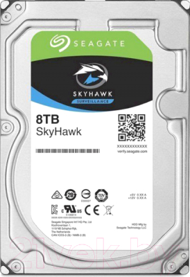 Жесткий диск Seagate Skyhawk 8TB (ST8000VX004) - фото