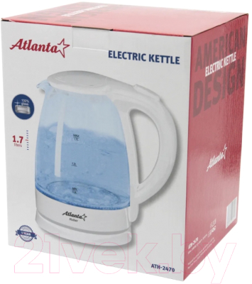 Электрочайник Atlanta АТН-2470 (белый)