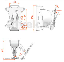 Кронштейн для телевизора Electric Light КБ-01-7