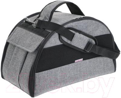 Переноска для животных Happy Friends Бокс №2 stm 292 (серый)