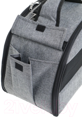 Переноска для животных Happy Friends Бокс №2 stm 292 (серый)