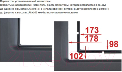 Переходная рамка Incar RMS-N01