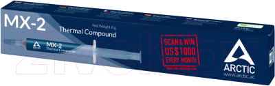 Термопаста Arctic MX-2 Thermal Compound / ACTCP00004B