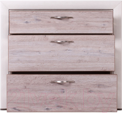 Комод Anrex Olivia 3S (вудлайн кремовый/дуб анкона)