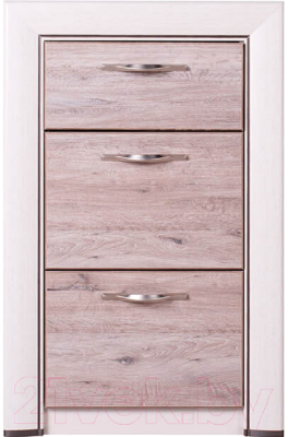 Комод Anrex Olivia 3S/56 (вудлайн кремовый/дуб анкона)