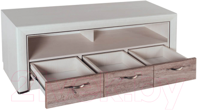 Тумба Anrex Olivia RTV 3S (вудлайн кремовый/дуб анкона)