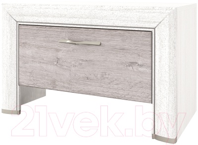 Тумба Anrex Olivia 1S (вудлайн кремовый/дуб анкона) - фото