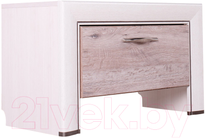 Тумба Anrex Olivia 1S (вудлайн кремовый/дуб анкона)