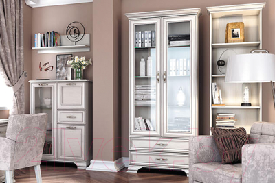 Шкаф с витриной Anrex Tiffany 2V2S