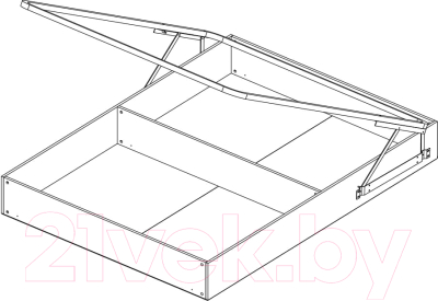 Двуспальная кровать Anrex Tiffany 160 с ПМ