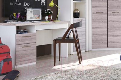 Письменный стол Anrex Olivia (вудлайн кремовый/дуб анкона)