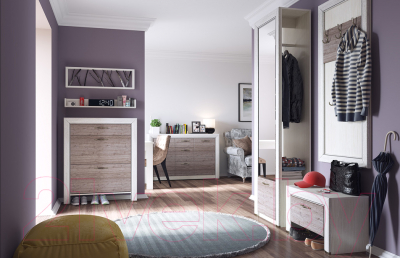 Полка Anrex Olivia 92.4x11.8x16 (вудлайн кремовый)