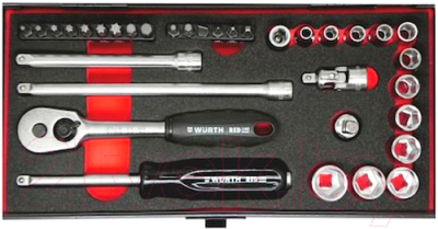Универсальный набор инструментов Wurth Red Line New 576311341 - фото