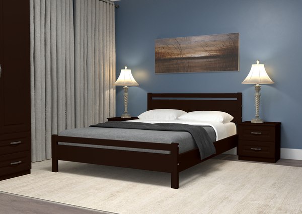 Полуторная кровать Bravo Мебель Вероника 1 140x200