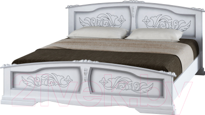 Двуспальная кровать Bravo Мебель Елена 160x200 - фото