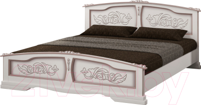 Полуторная кровать Bravo Мебель Елена 140x200 - фото