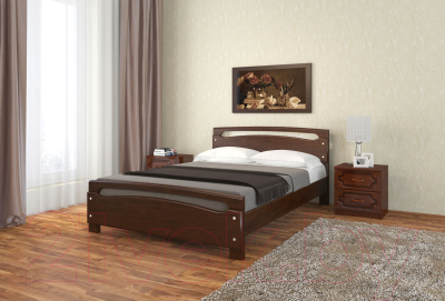 Двуспальная кровать Bravo Мебель Камелия 2 160x200