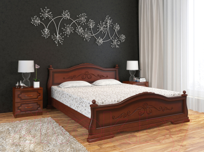 Односпальная кровать Bravo Мебель Карина 1 90x200