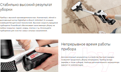 Вертикальный пылесос Bosch BCS61BAT2