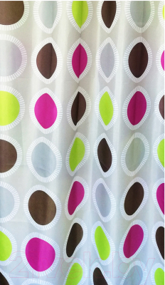 Шторка-занавеска для ванны V-line 1803-1 180x180 - фото