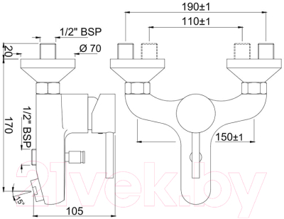 Смеситель Jaquar Florentine FLR-CHR-5119