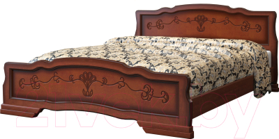 Двуспальная кровать Bravo Мебель Карина 6 160x200 - фото