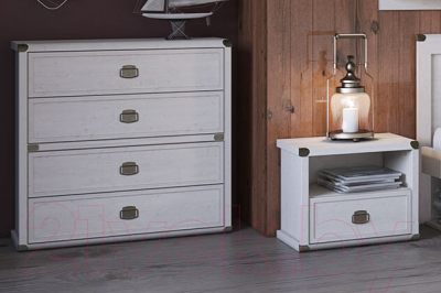 Комод Anrex Magellan 4S (сосна винтаж)